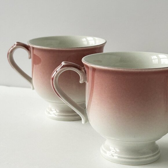 Vintage Mikasa Peach Stone Lustre Cup and Saucer set - Picture 3 of 9